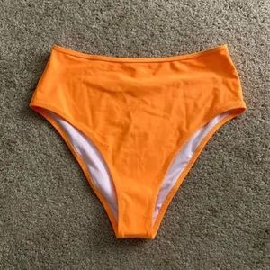 Cupshe Bright Orange Swim Bottom Sz. XL